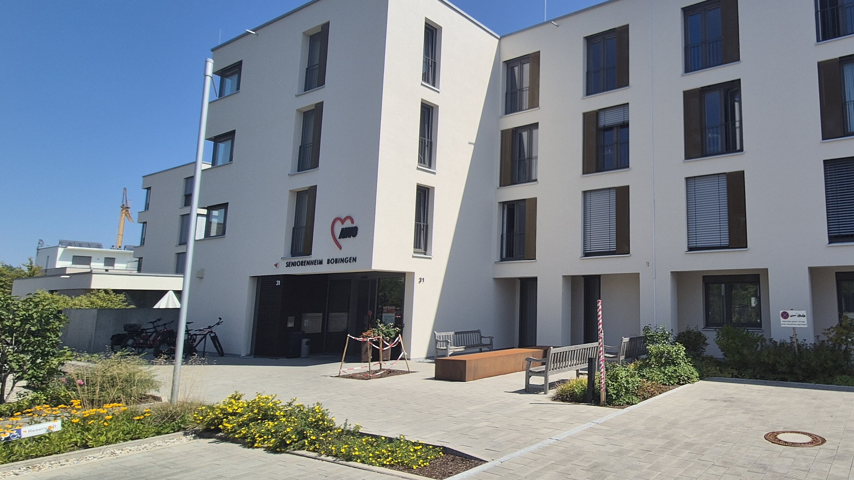 Haupteingang des AWO Seniorenheim Bobingen
